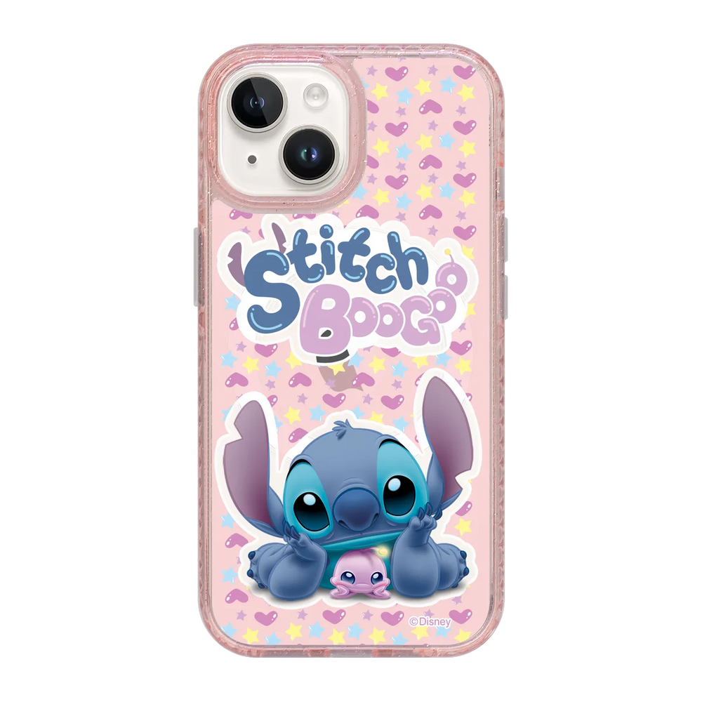 3544-iphone-15-golden-case-magsafe-compatible-pink-glitter