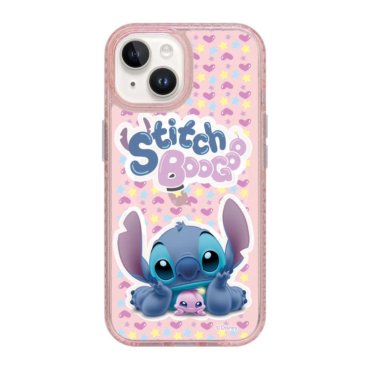 3544-iphone-15-golden-case-magsafe-compatible-pink-glitter