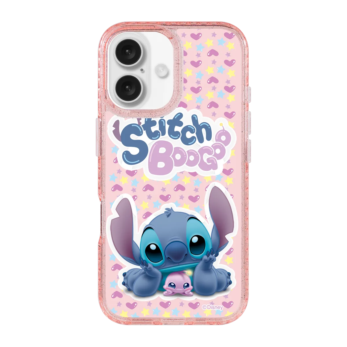 3544-iphone-16-golden-case-magsafe-compatible-pink-glitter