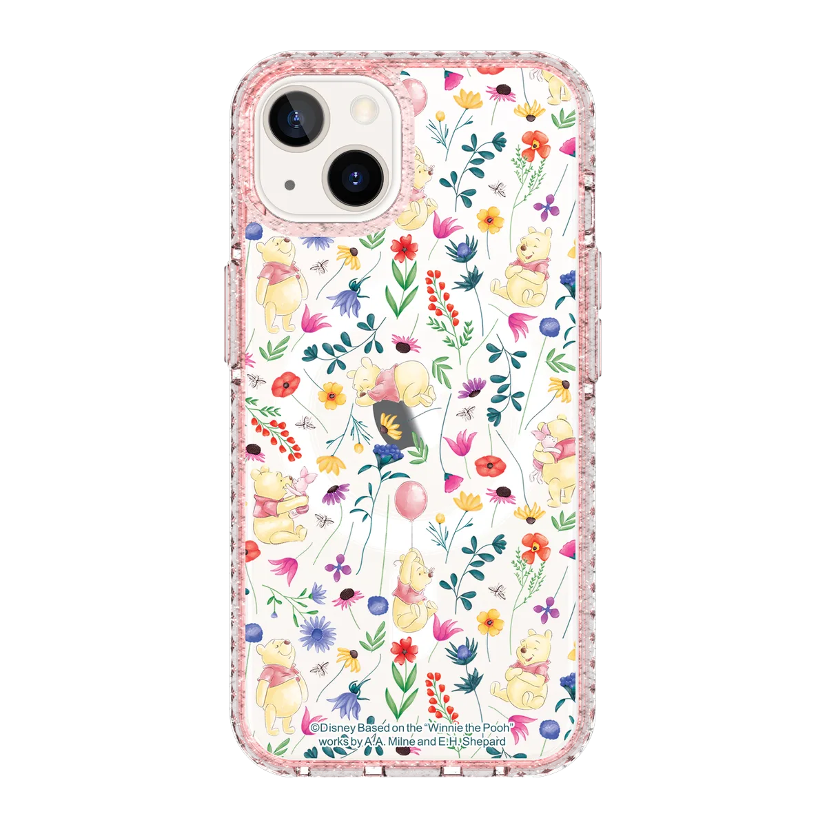 4183-iphone-13-golden-case-magsafe-compatible-pink-glitter