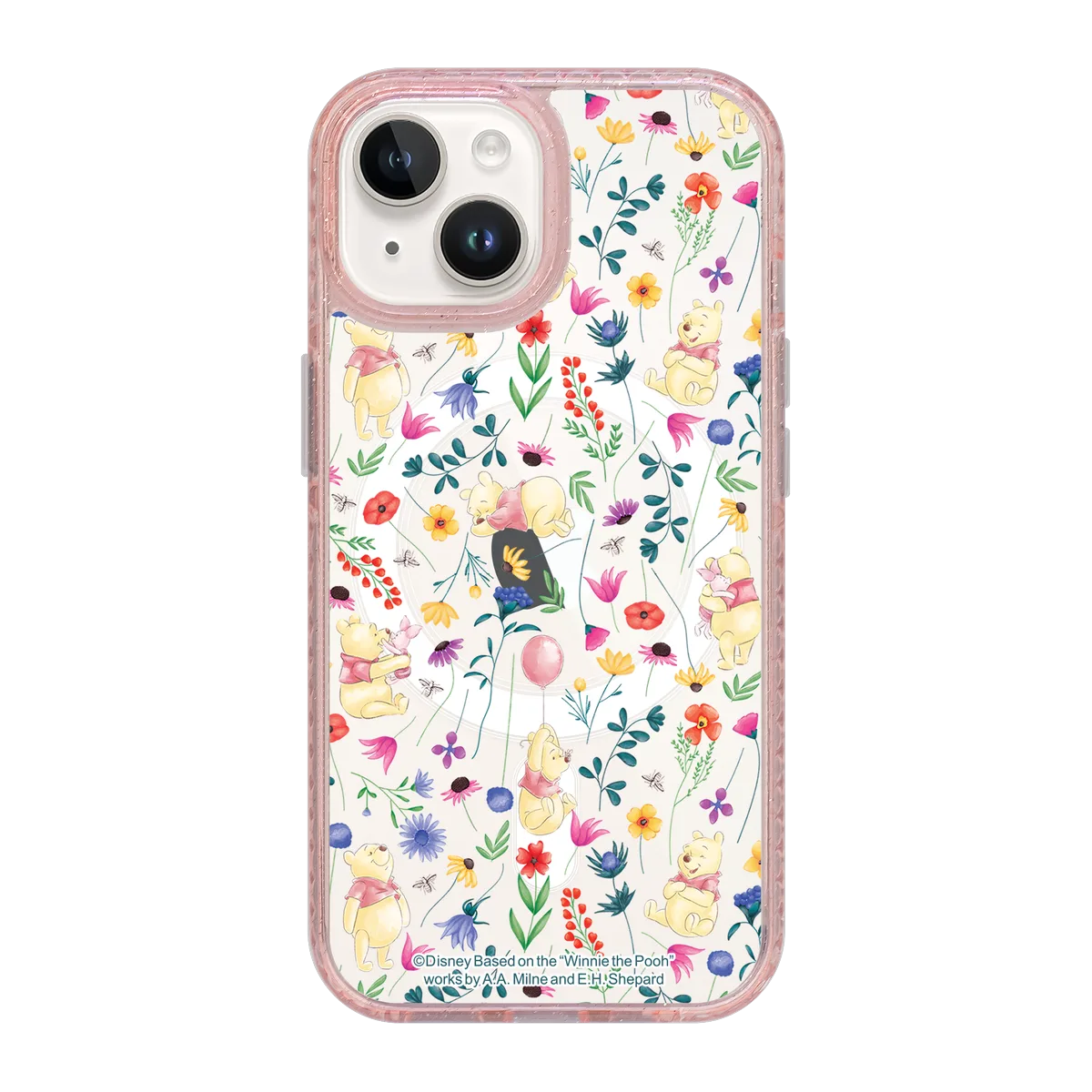 4183-iphone-15-golden-case-magsafe-compatible-pink-glitter