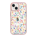 4183-iphone-15-golden-case-magsafe-compatible-pink-glitter