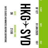 4232 HKG to SYD Ticket H