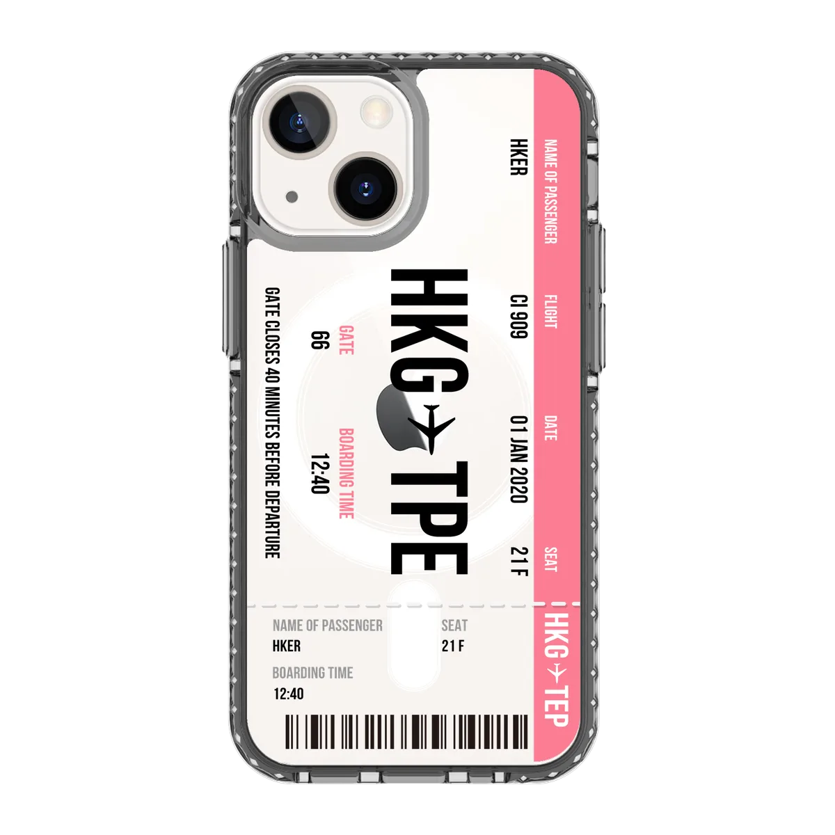 4235-iphone-13-mini-golden-case-magsafe-compatible-transparent-black