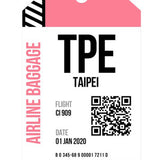 4237 TEP Luggage Sticker