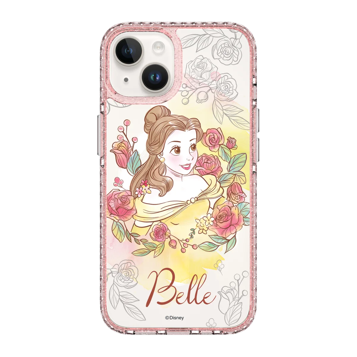 4294-iphone-14-golden-case-magsafe-compatible-pink-glitter