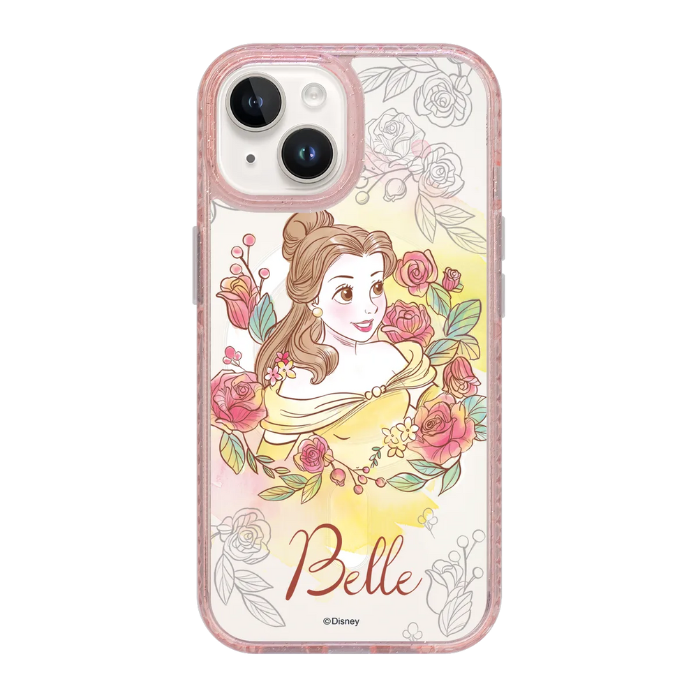 4294-iphone-15-golden-case-magsafe-compatible-pink-glitter