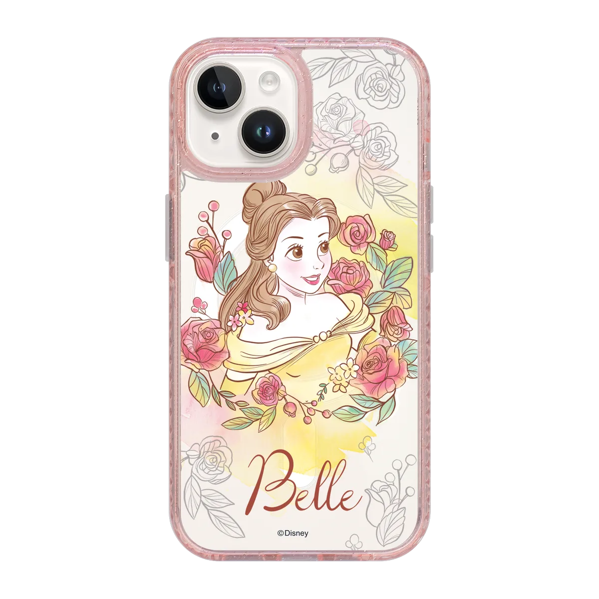 4294-iphone-15-golden-case-magsafe-compatible-pink-glitter
