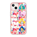 4442-iphone-13-golden-case-magsafe-compatible-pink-glitter