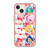 4442-iphone-14-golden-case-magsafe-compatible-pink-glitter