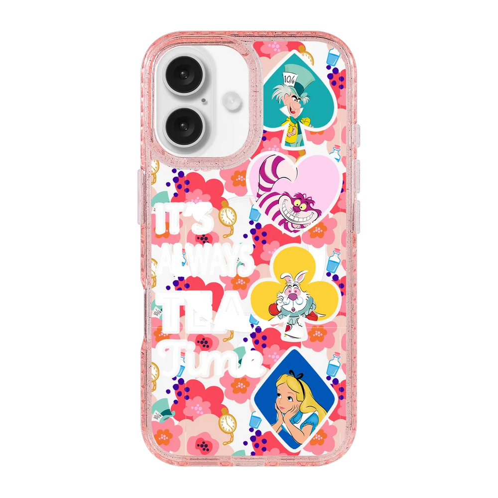 4442-iphone-16-golden-case-magsafe-compatible-pink-glitter