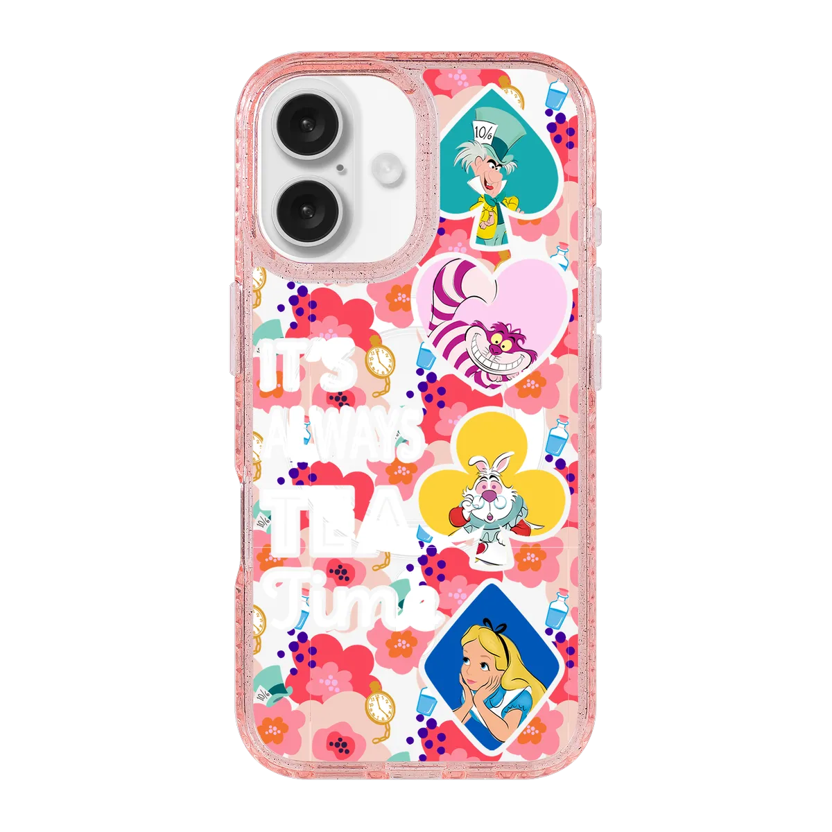 4442-iphone-16-golden-case-magsafe-compatible-pink-glitter