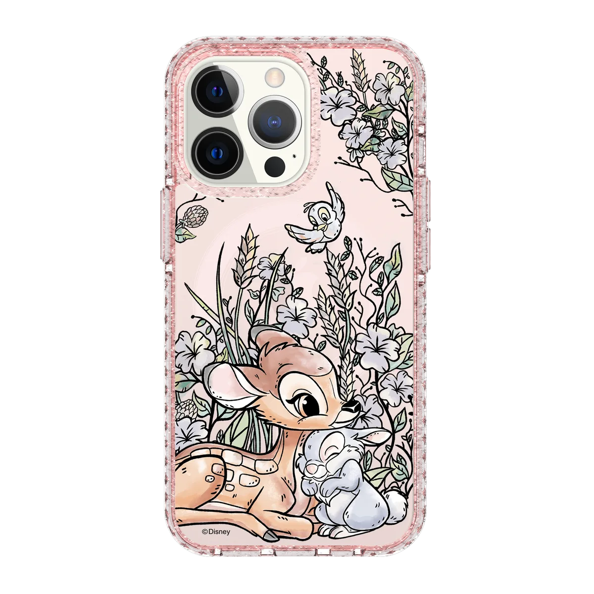 4726-iphone-13-pro-golden-case-magsafe-compatible-pink-glitter