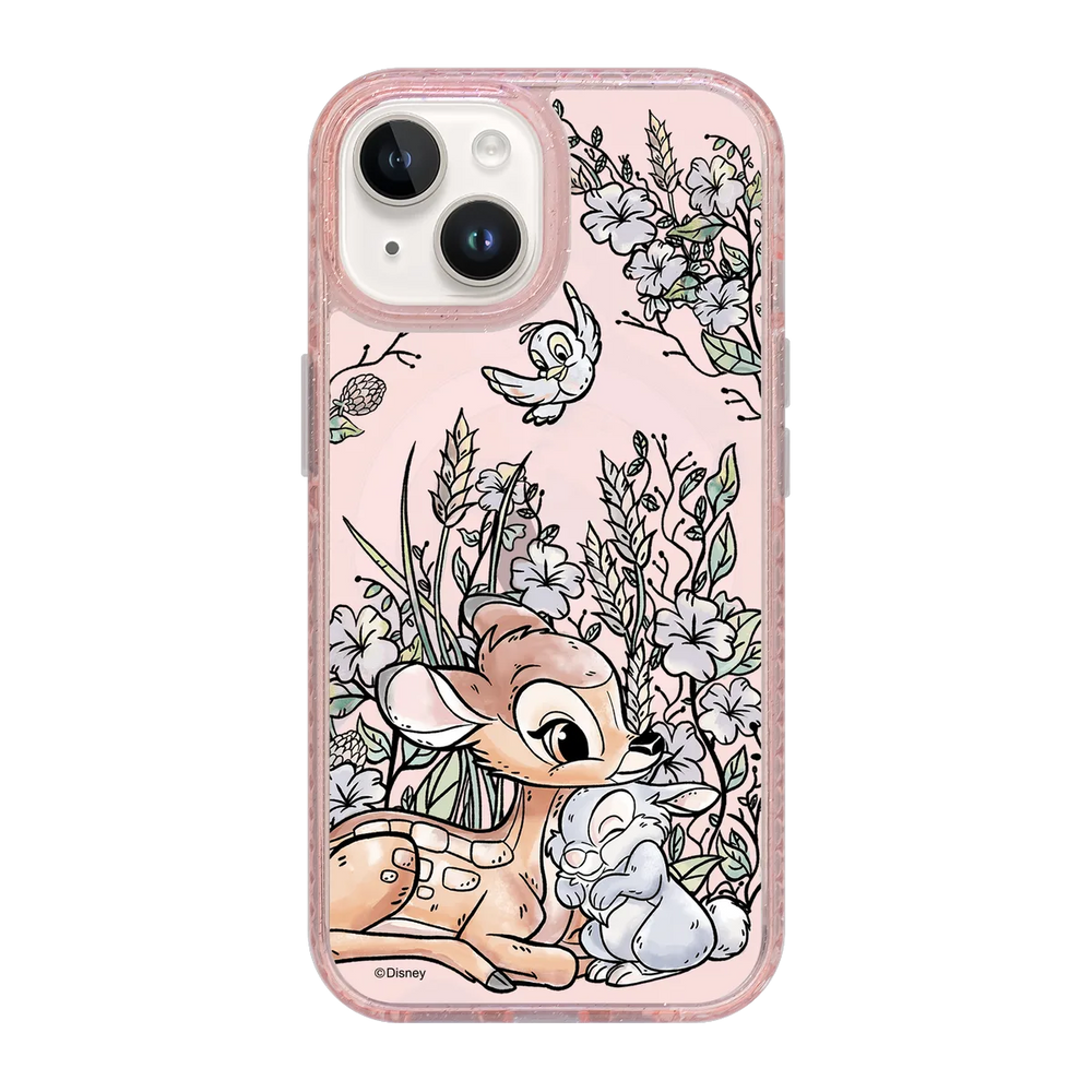 4726-iphone-15-golden-case-magsafe-compatible-pink-glitter