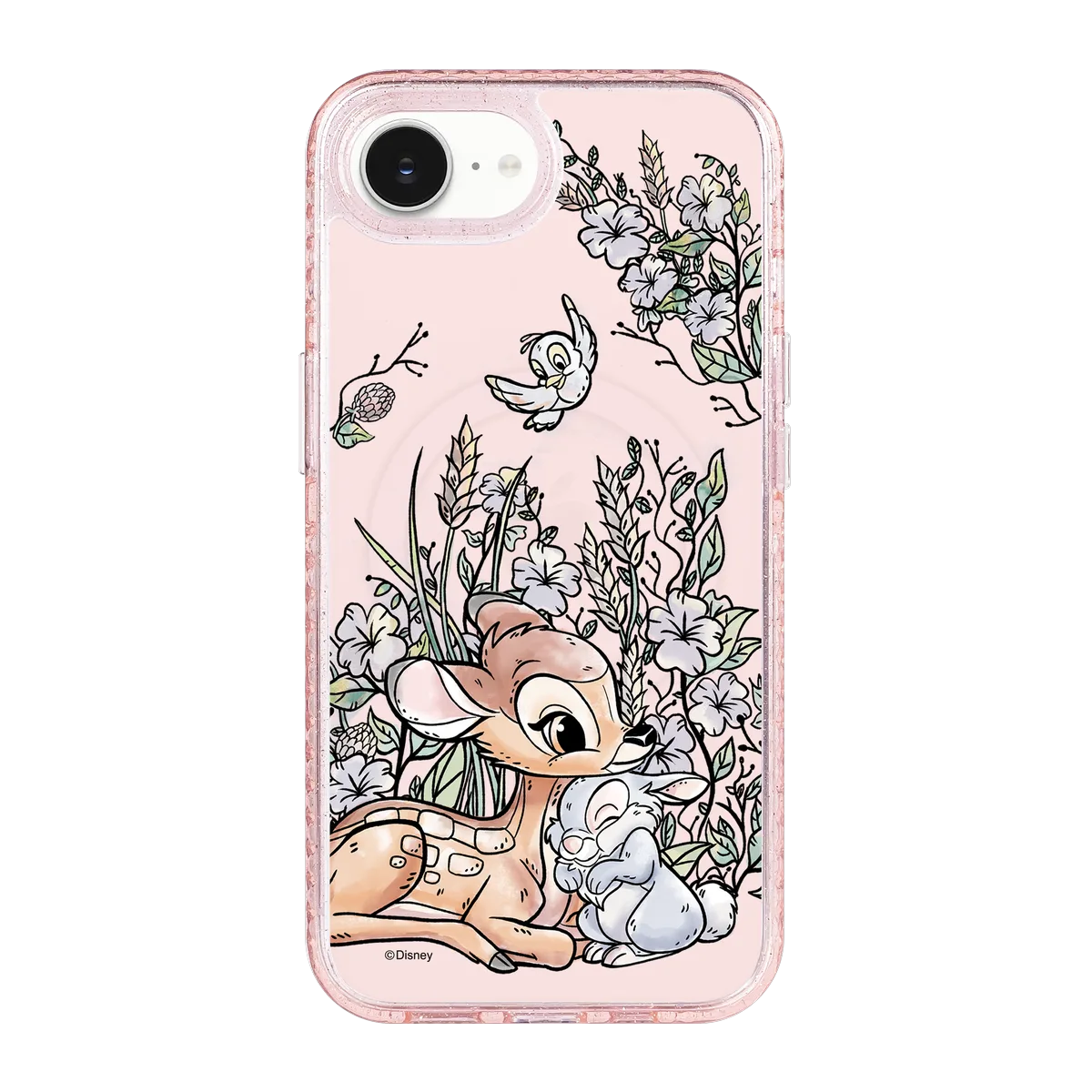4726-iphone-16-e-golden-case-magsafe-compatible-pink-glitter