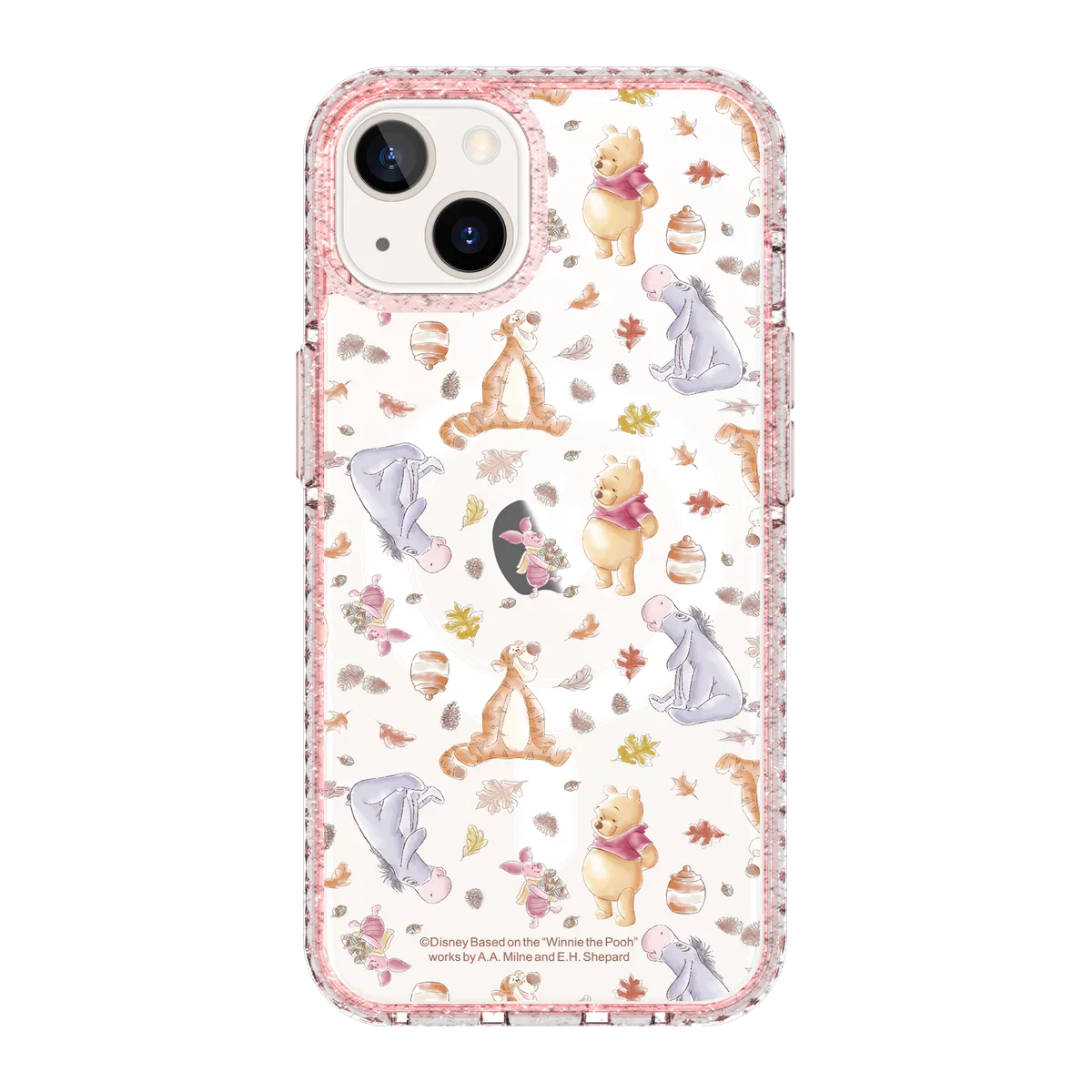 4921-iphone-13-golden-case-magsafe-compatible-pink-glitter