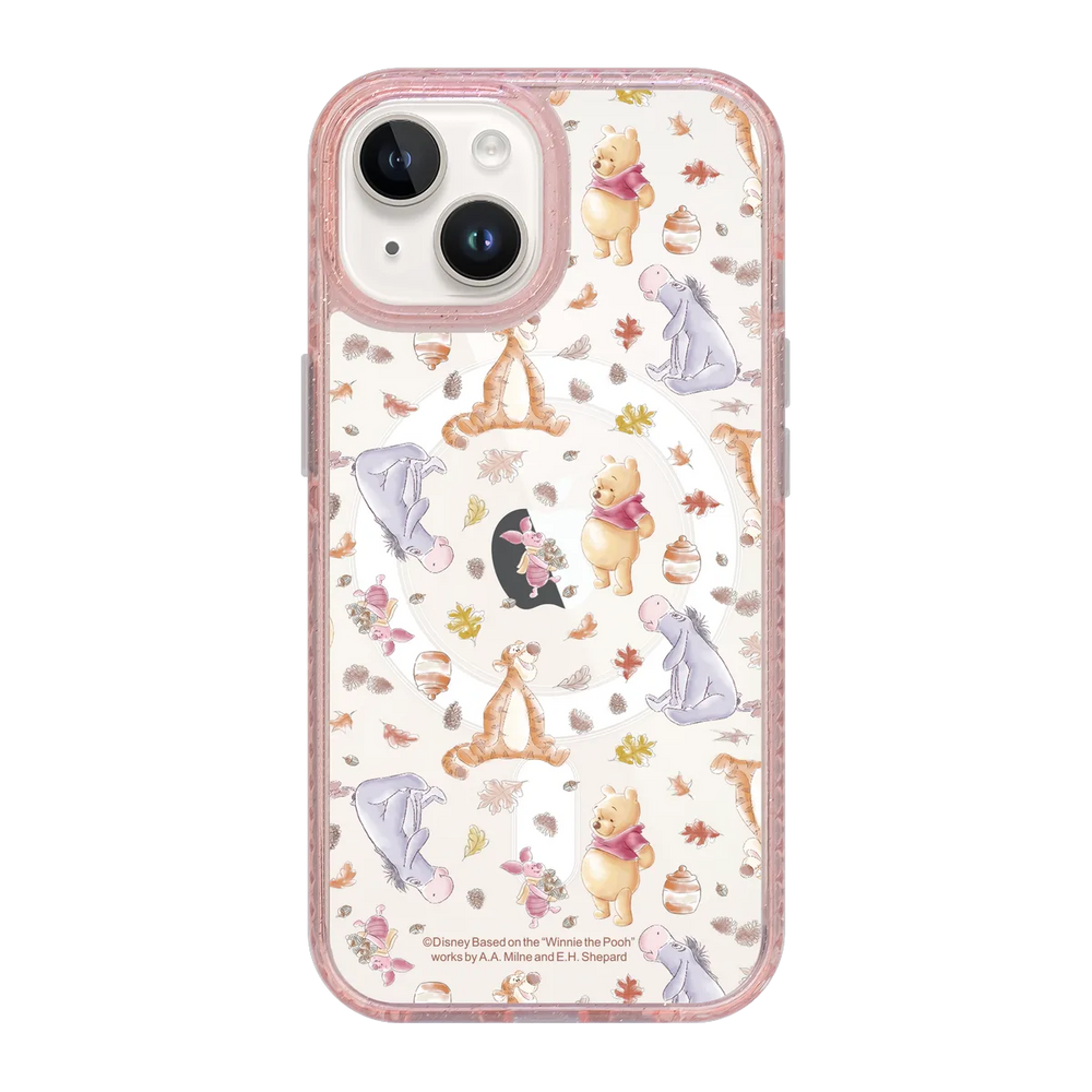 4921-iphone-15-golden-case-magsafe-compatible-pink-glitter