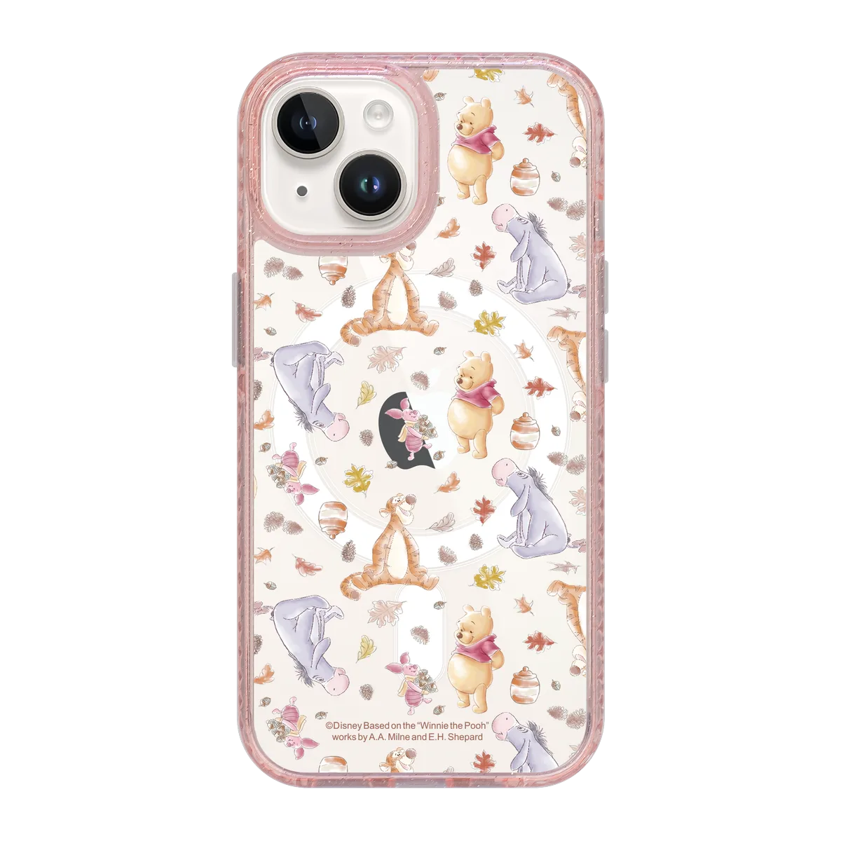 4921-iphone-15-golden-case-magsafe-compatible-pink-glitter