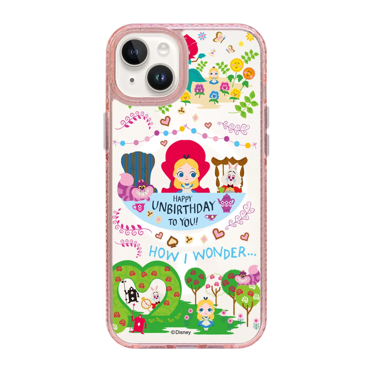 4973-iphone-15-plus-golden-case-magsafe-compatible-pink-glitter