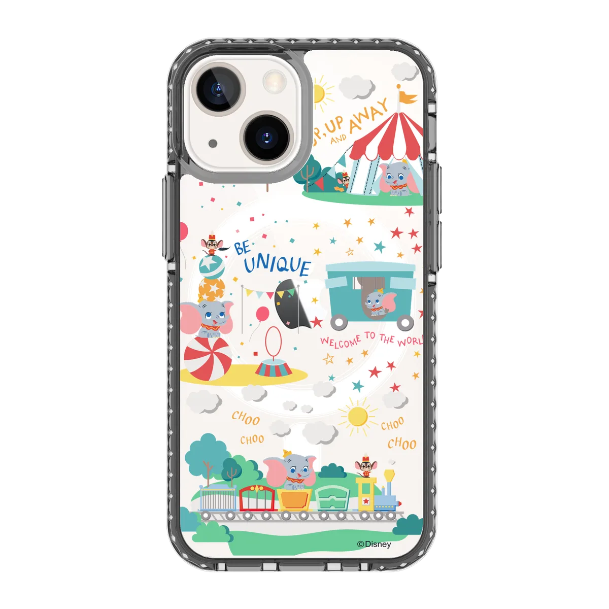 4974-iphone-13-mini-golden-case-magsafe-compatible-transparent-black