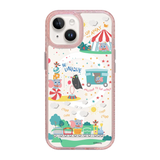 4974-iphone-15-golden-case-magsafe-compatible-pink-glitter