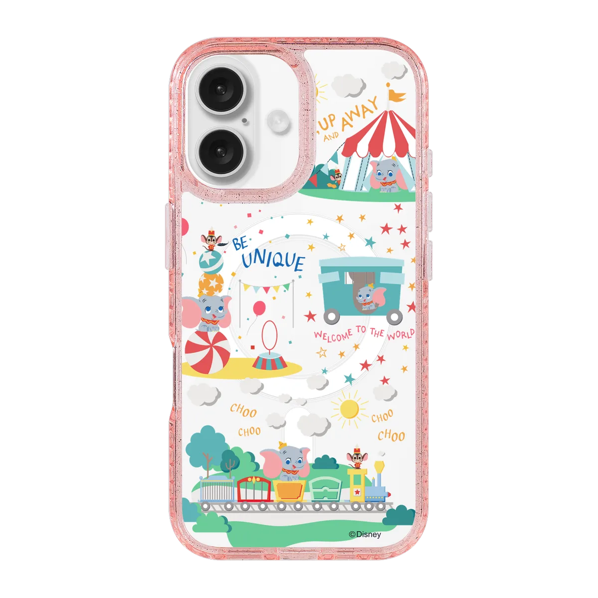 4974-iphone-16-golden-case-magsafe-compatible-pink-glitter