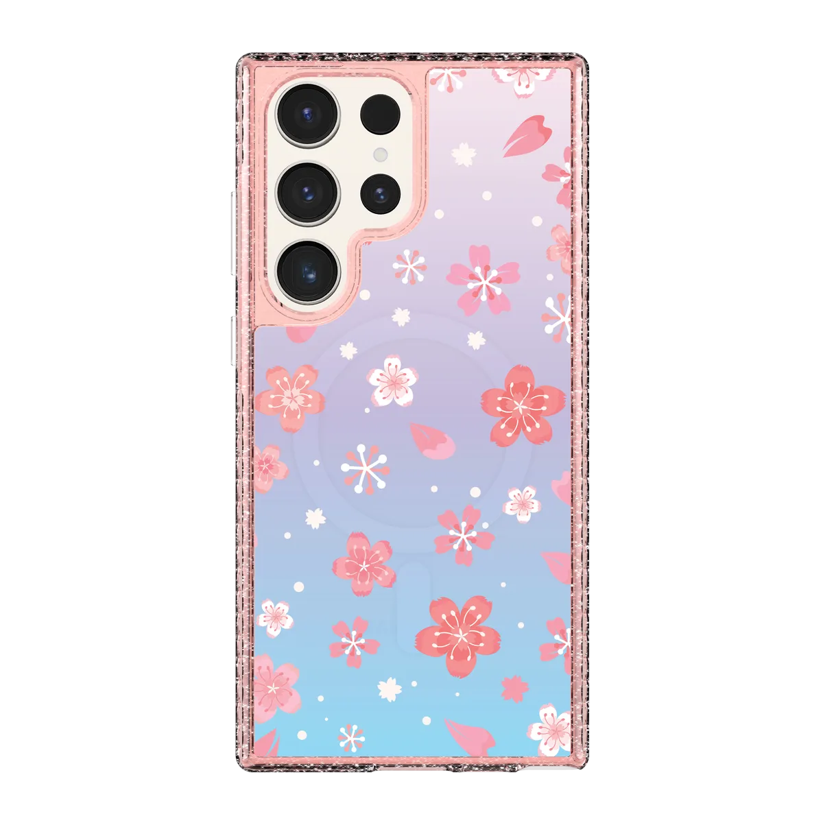 5134-galaxy-s23-ultra-golden-case-magsafe-compatible-pink-glitter