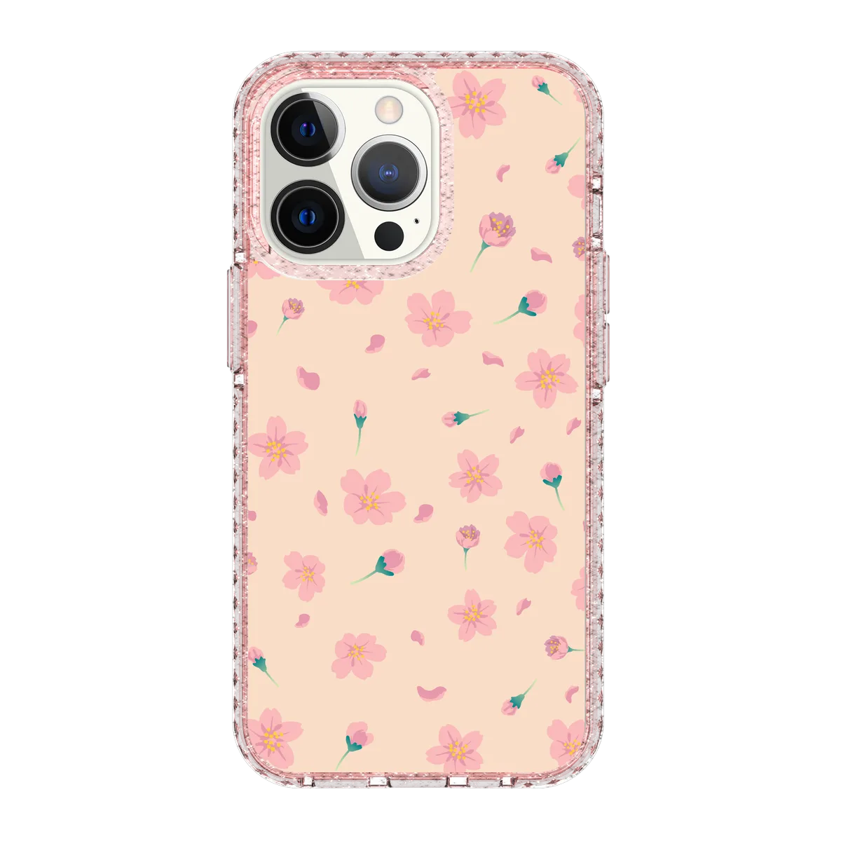 5135-iphone-13-pro-golden-case-magsafe-compatible-pink-glitter