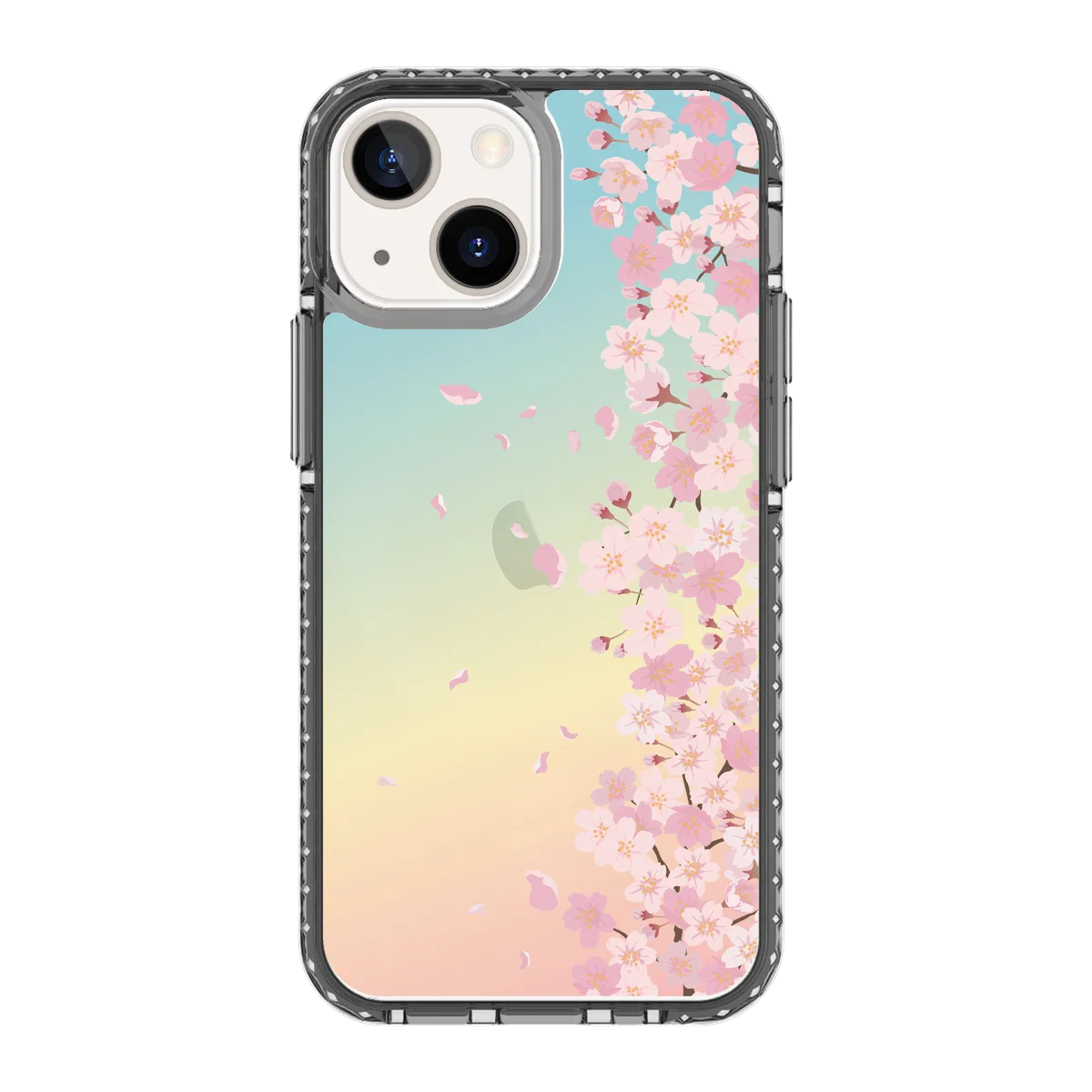 5137-iphone-13-mini-golden-case-magsafe-compatible-transparent-black