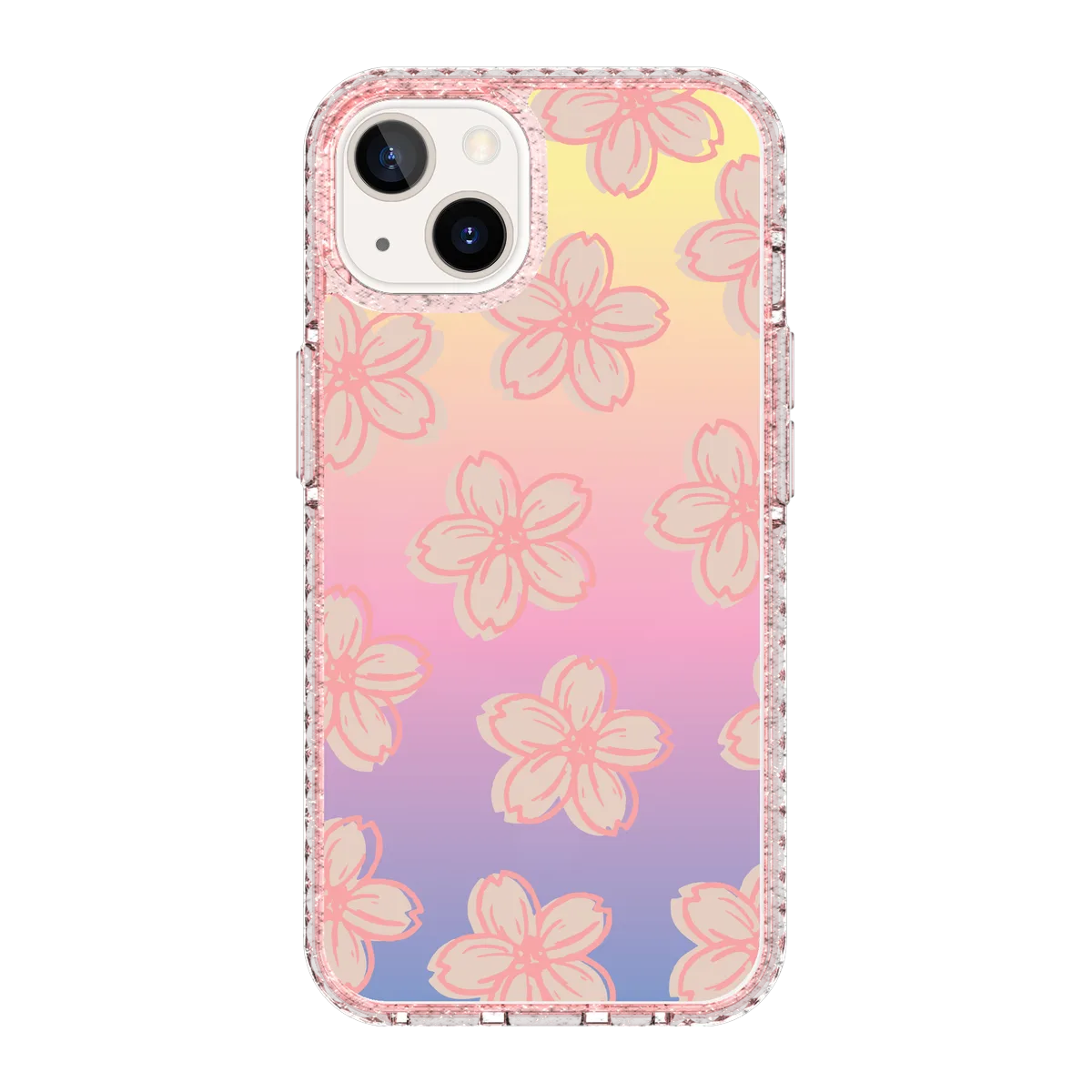 5138-iphone-13-golden-case-magsafe-compatible-pink-glitter