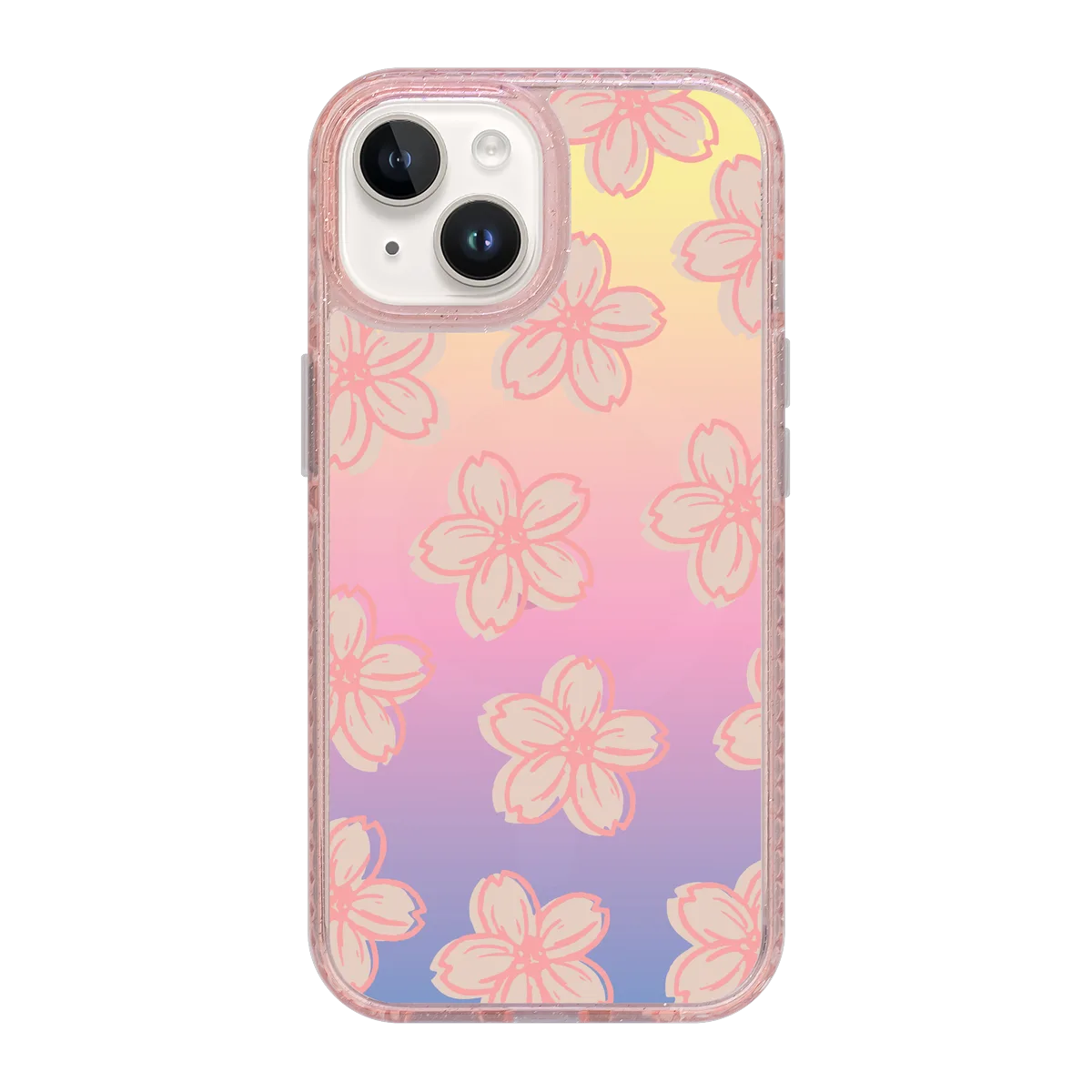 5138-iphone-15-golden-case-magsafe-compatible-pink-glitter