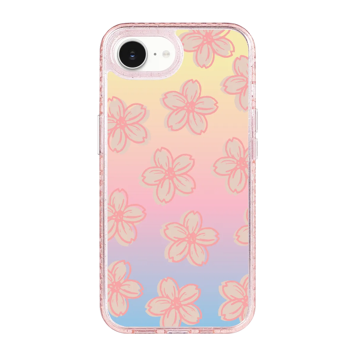 5139-iphone-16-e-golden-case-magsafe-compatible-pink-glitter