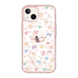 5326-iphone-13-golden-case-magsafe-compatible-pink-glitter