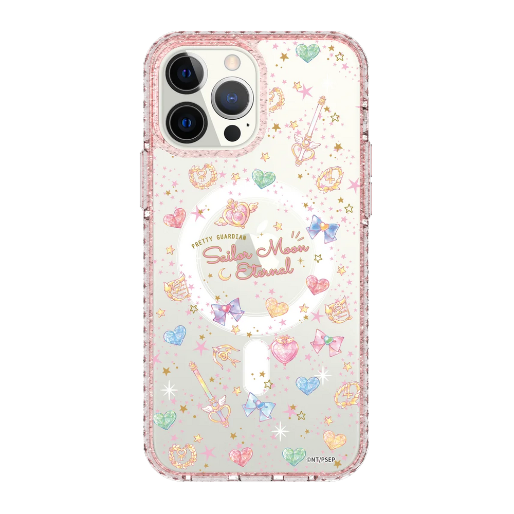 5326-iphone-13-pro-max-golden-case-magsafe-compatible-pink-glitter