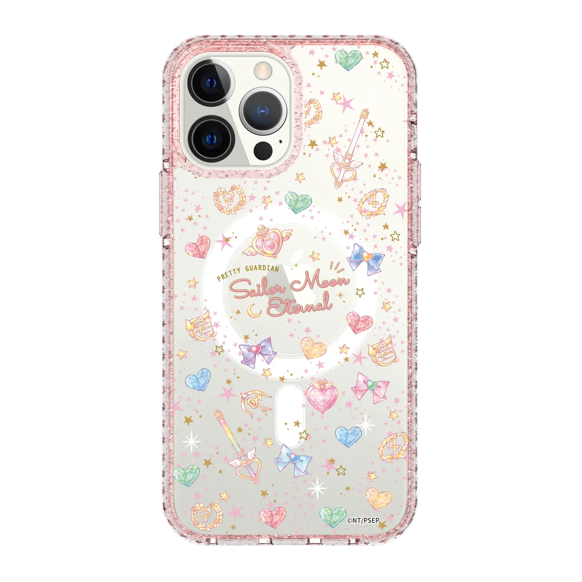 5326-iphone-13-pro-max-golden-case-magsafe-compatible-pink-glitter