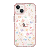 5326-iphone-14-golden-case-magsafe-compatible-pink-glitter