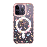 5326-iphone-14-pro-golden-case-magsafe-compatible-pink-glitter