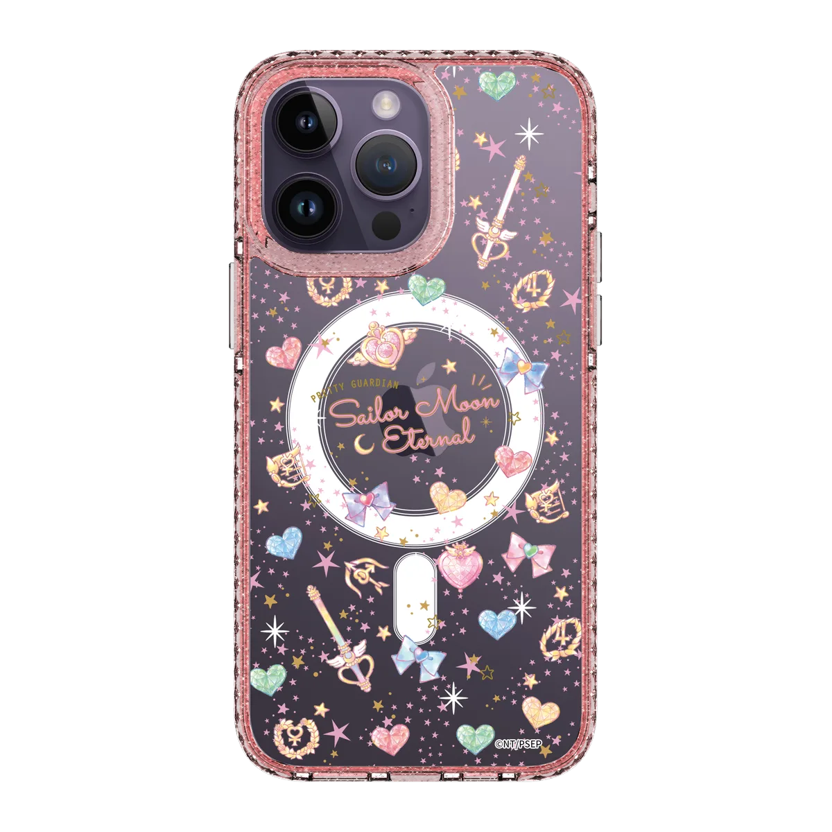 5326-iphone-14-pro-max-golden-case-magsafe-compatible-pink-glitter