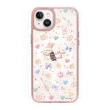 5326-iphone-15-plus-golden-case-magsafe-compatible-pink-glitter