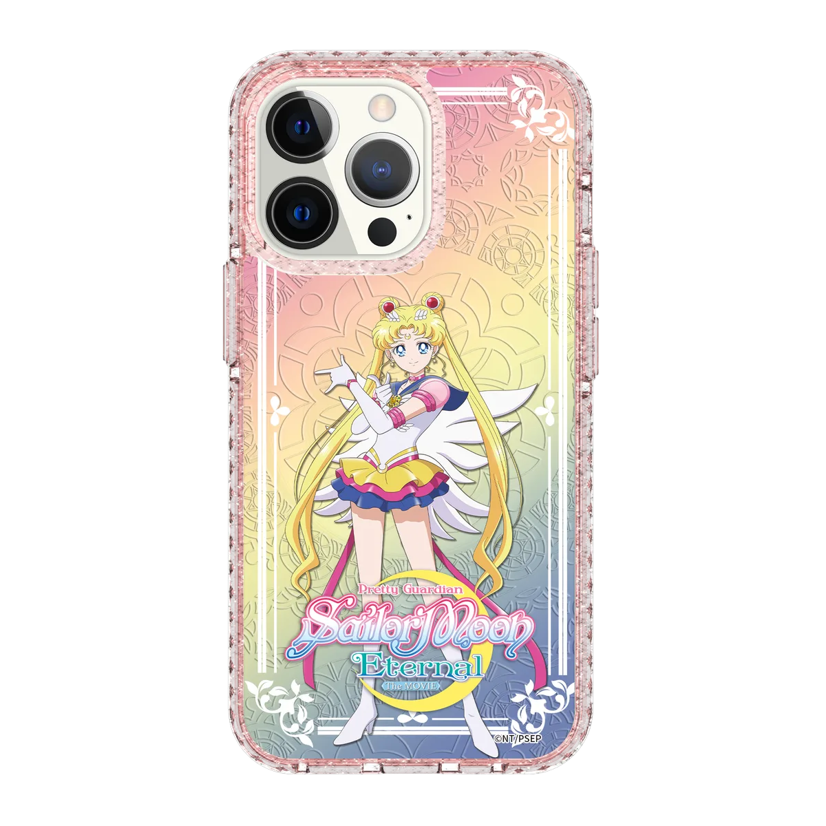 5327-iphone-13-pro-golden-case-magsafe-compatible-pink-glitter