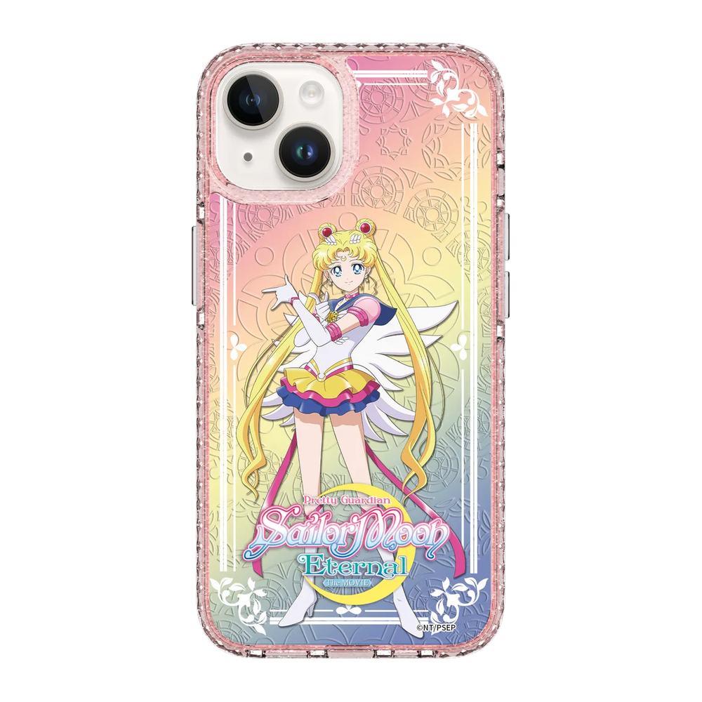 5327-iphone-14-golden-case-magsafe-compatible-pink-glitter