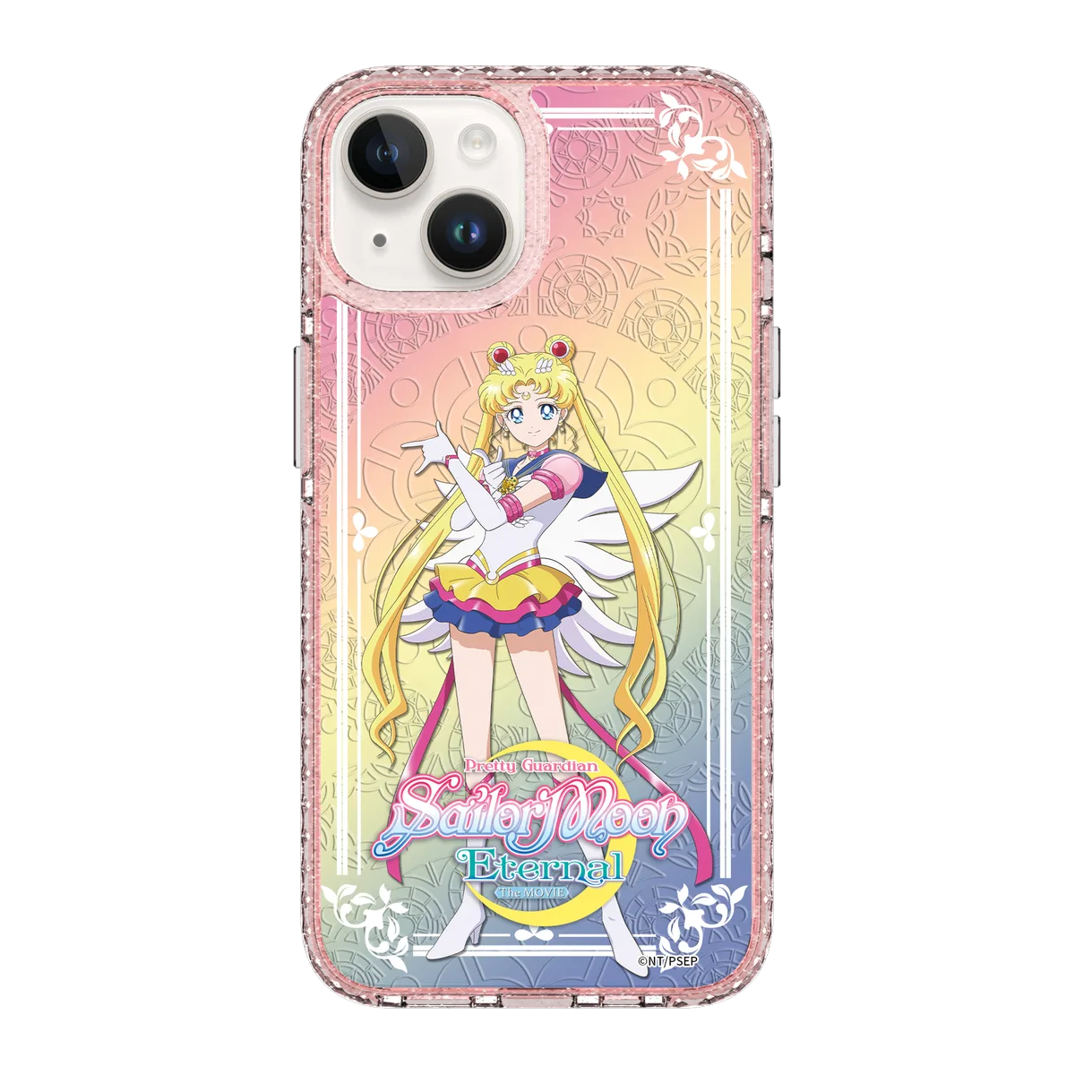 5327-iphone-14-golden-case-magsafe-compatible-pink-glitter
