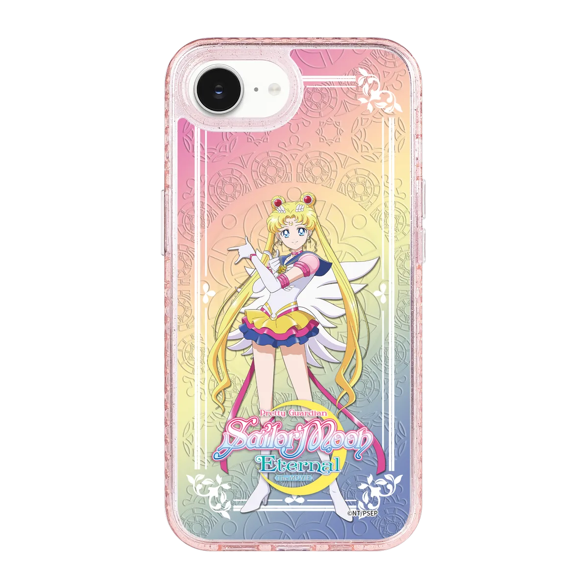 5327-iphone-16-e-golden-case-magsafe-compatible-pink-glitter
