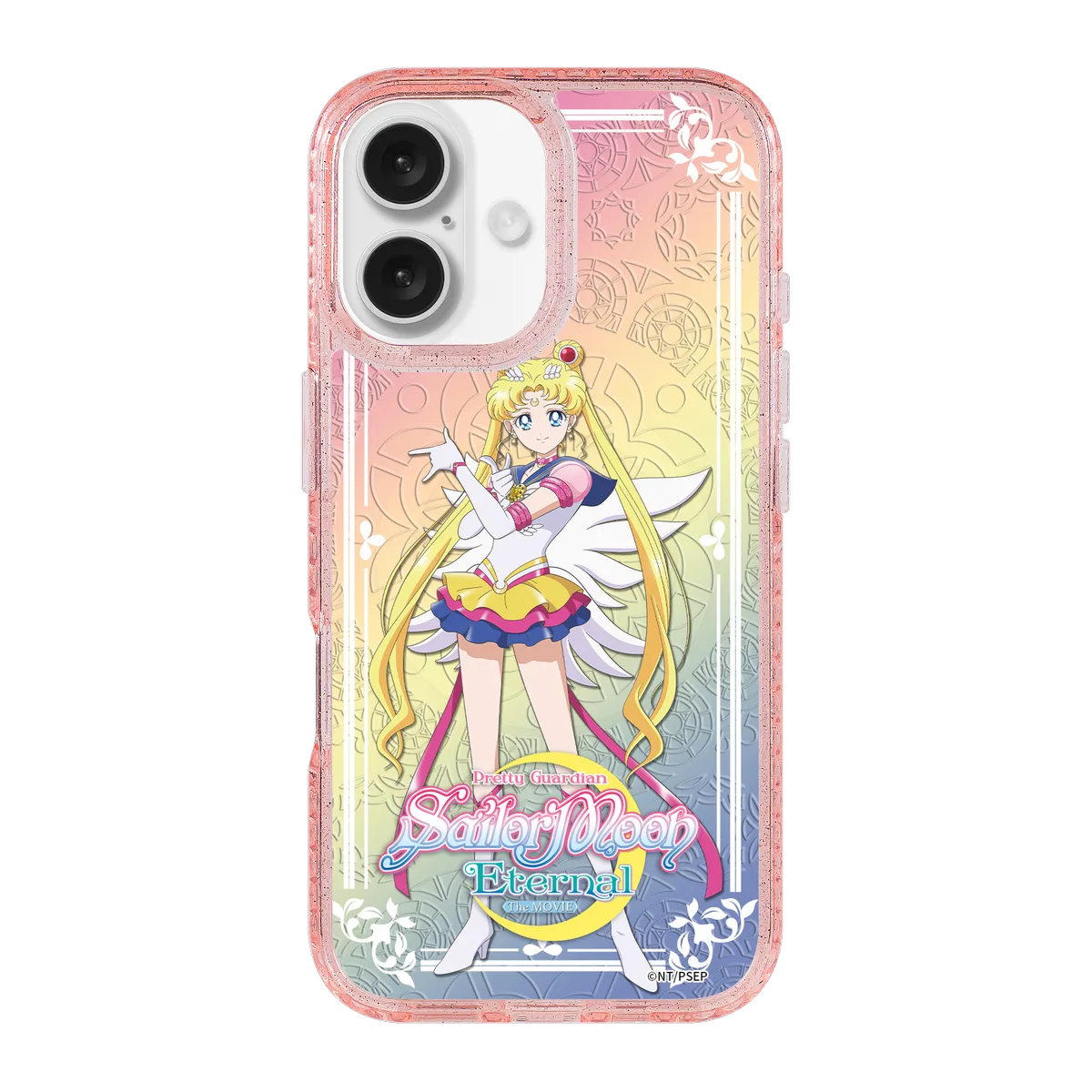 5327-iphone-16-golden-case-magsafe-compatible-pink-glitter