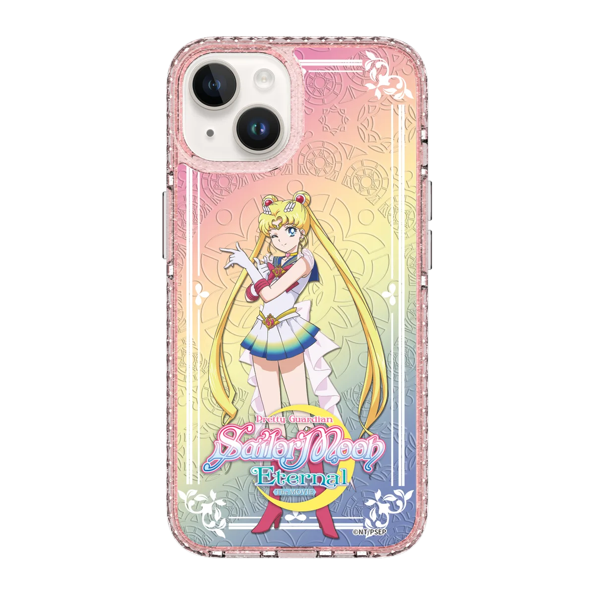 5328-iphone-14-golden-case-magsafe-compatible-pink-glitter