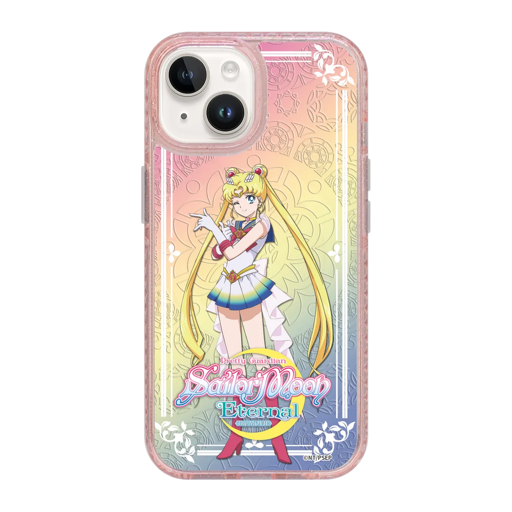 5328-iphone-15-golden-case-magsafe-compatible-pink-glitter