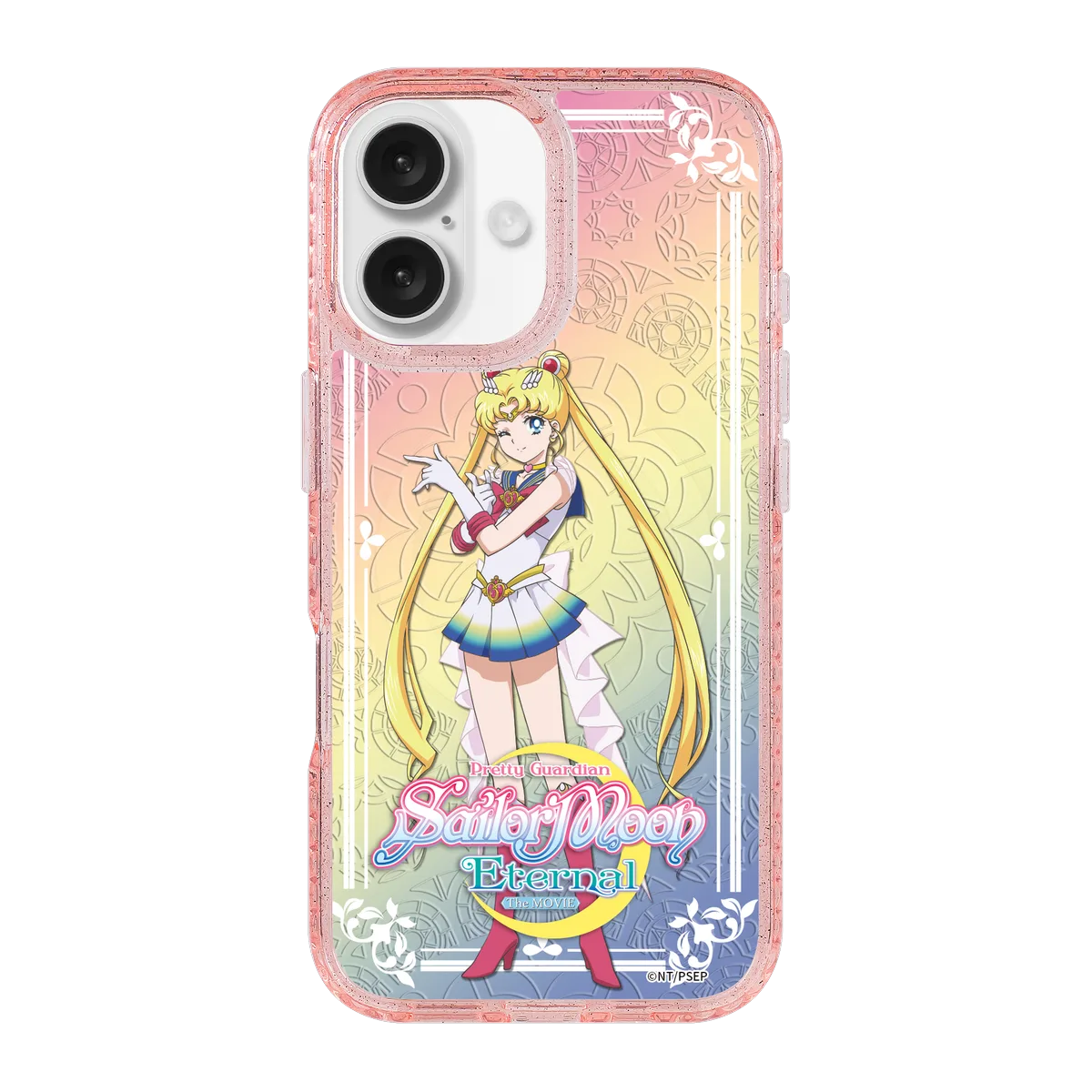 5328-iphone-16-golden-case-magsafe-compatible-pink-glitter