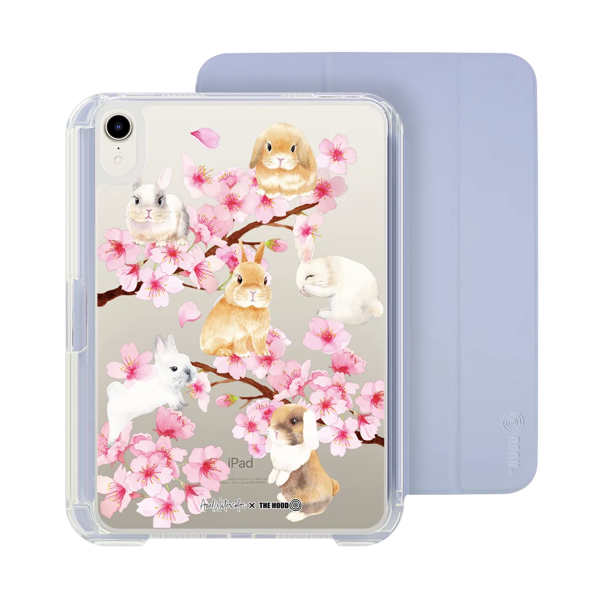 5359 Bunnies with Sakura - iPad Mini 7 2024 Case – THE HOOD