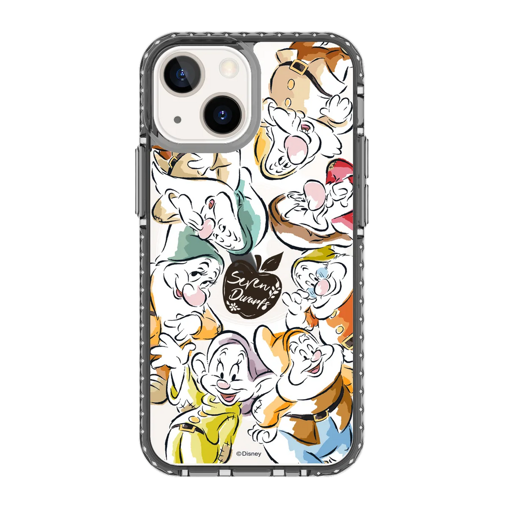 5522-iphone-13-mini-golden-case-magsafe-compatible-transparent-black