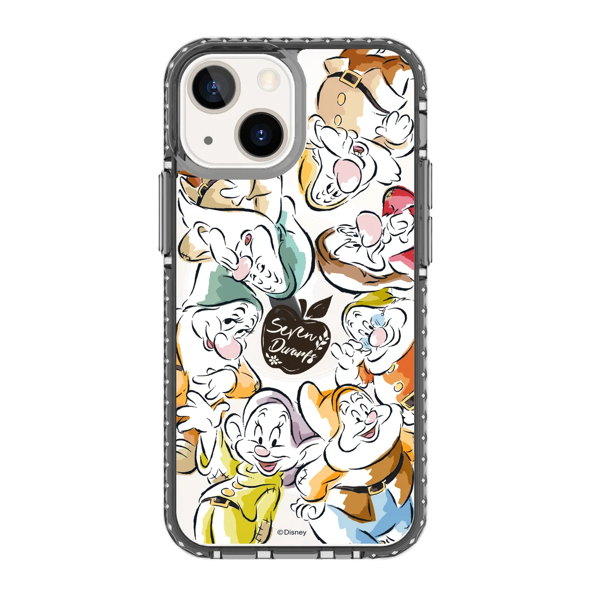 5522-iphone-13-mini-golden-case-magsafe-compatible-transparent-black